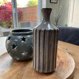 Dannee Ceramic H25.5cm Grey Brown Vase