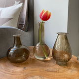 Biba Small Brown Glass Bottle Vases - 3 styles