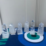 Crystal Clear Quartz Polished Tower