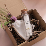 Message In A Bottle Wing Earrings - Guardian Angel