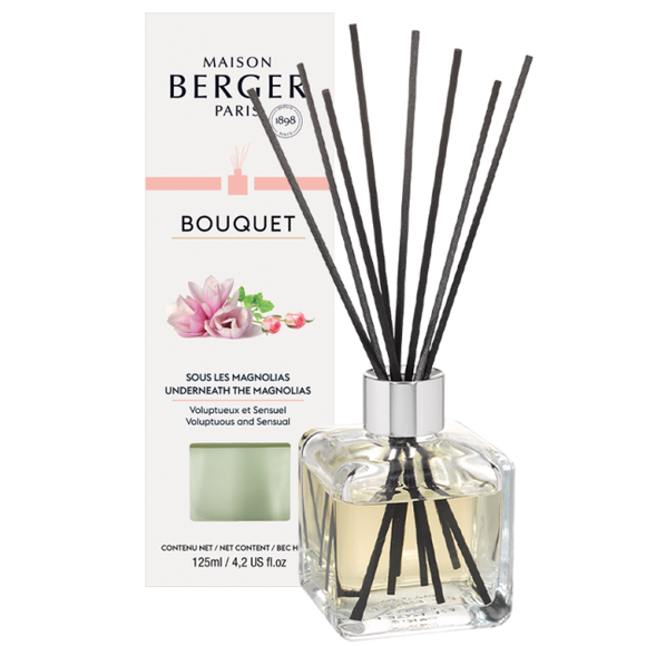 Maison Berger - Parfum Berger Scented Bouquet Cube Reed Diffuser - Underneath the magnolias - dreams of flowers fragrance family