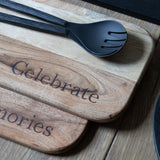 'Celebrate' Chopping Board with Handle
