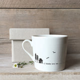 East of India Wobbly Mug Quotable Collection Witty & touching gift for any tea drinking enthusiast; 'I Bloody love Tea' 5901