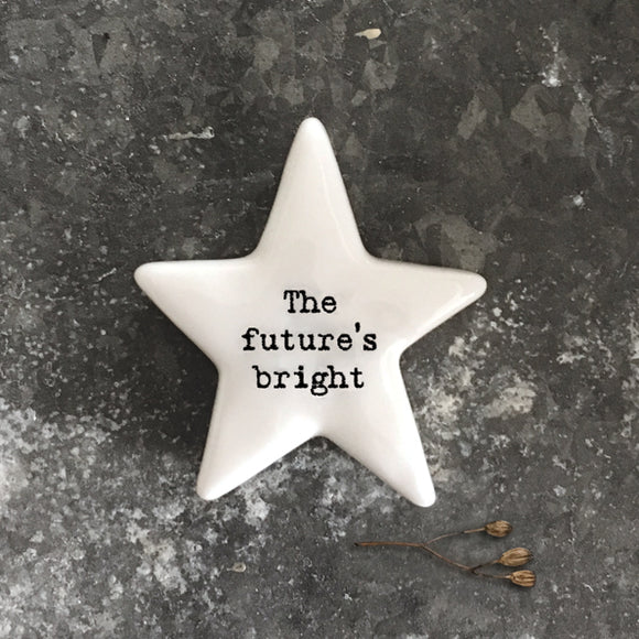East of India - White Star Pebble 'The future's bright' - 6764