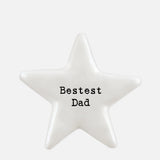 East of India - White Star Pebble 'Bestest Dad' - 6768