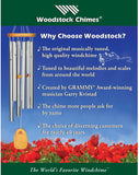 Woodstock Windchimes - Chimes of Earth Silver 37"