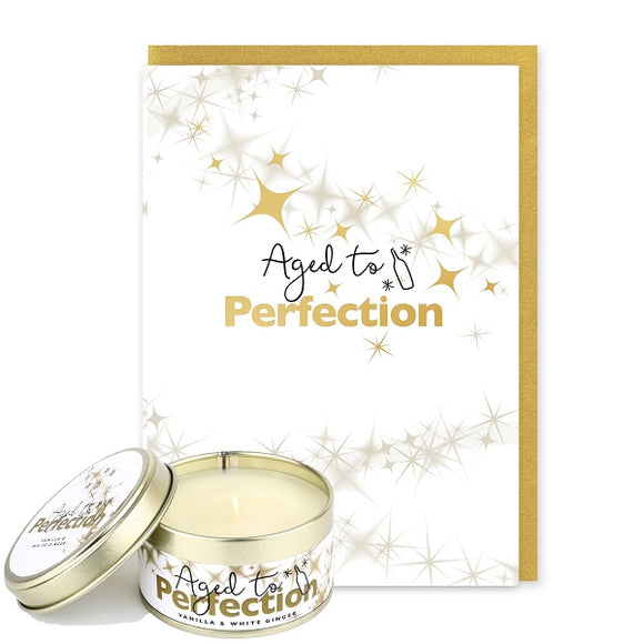 Pintail Occasion Greeting Card & Candle - Aged to Perfection