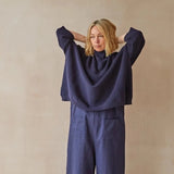Chalk - Vicki Navy Jumper