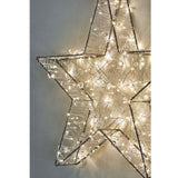 Illuminating ideas by Lightstyle London; Silver 50cm Galaxy Mains Star