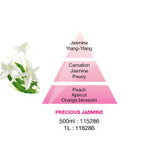 Lampe Berger Precious Jasmine fragrance pyramid image of the ingredients