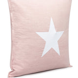 Chalk - Natural Fibre Pink Star Cushion