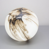 Glass Sphere Hand Blown Lamp - Silk Agate 28cm