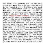 Coulson Macleod Wise Words Quotable Card - 'Happy Belated Birthday' Funny and heartwarming quotes