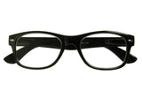 Goodlookers Reading Glasses - 'Billi' Shiny Black +1.0