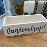 Wooden Rectangular Box - Random Crap!