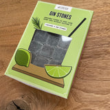 Gin Stones to keep your drinks ice cold without diluting.  9 stones & storage bag
