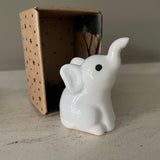 Ceramic Elephant Charm - 'Never forget how loved you are'