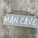 Wooden Hanging Sign - "Man Cave"