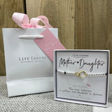 Mother Daughter LC Bracelet in it's gift box (included) with matching Life Charm Gift Bag (sold separately for £2)