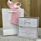 Life Charm Bracelet - ‘Success’ in it's gift box (included) with matching Life charms gift bag (sold separately for £2)
