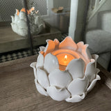 Wikholmform - Unique design & products from Scandinavia  White Artichoke Candle Holder