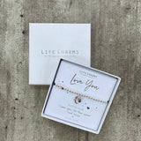 Love You LC Bracelet in it's gift box (included)