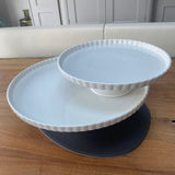 Fluted cake stand - Small