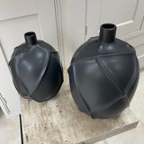 Light & Living Ventano Matt Black Ceramic Vase