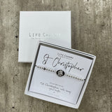 Life Charm Bracelet - ‘St. Christopher’ in it's gift box (included)