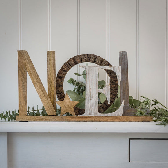 Retreat-Home Christmas  Noel Wooden Sign H22cm  21AW98