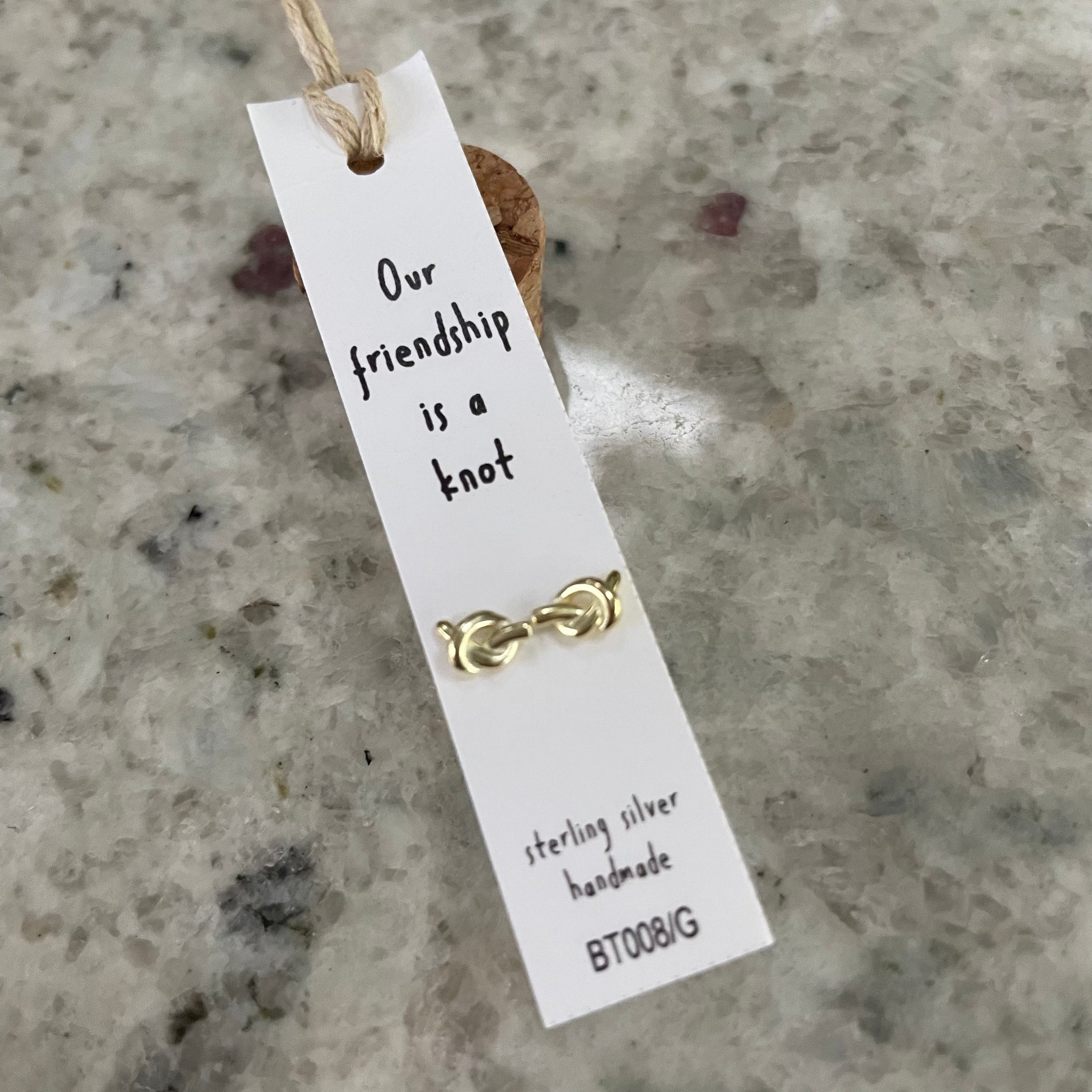 Knot of 2025 friendship earrings