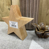 Grey Enamelled Wooden small Star