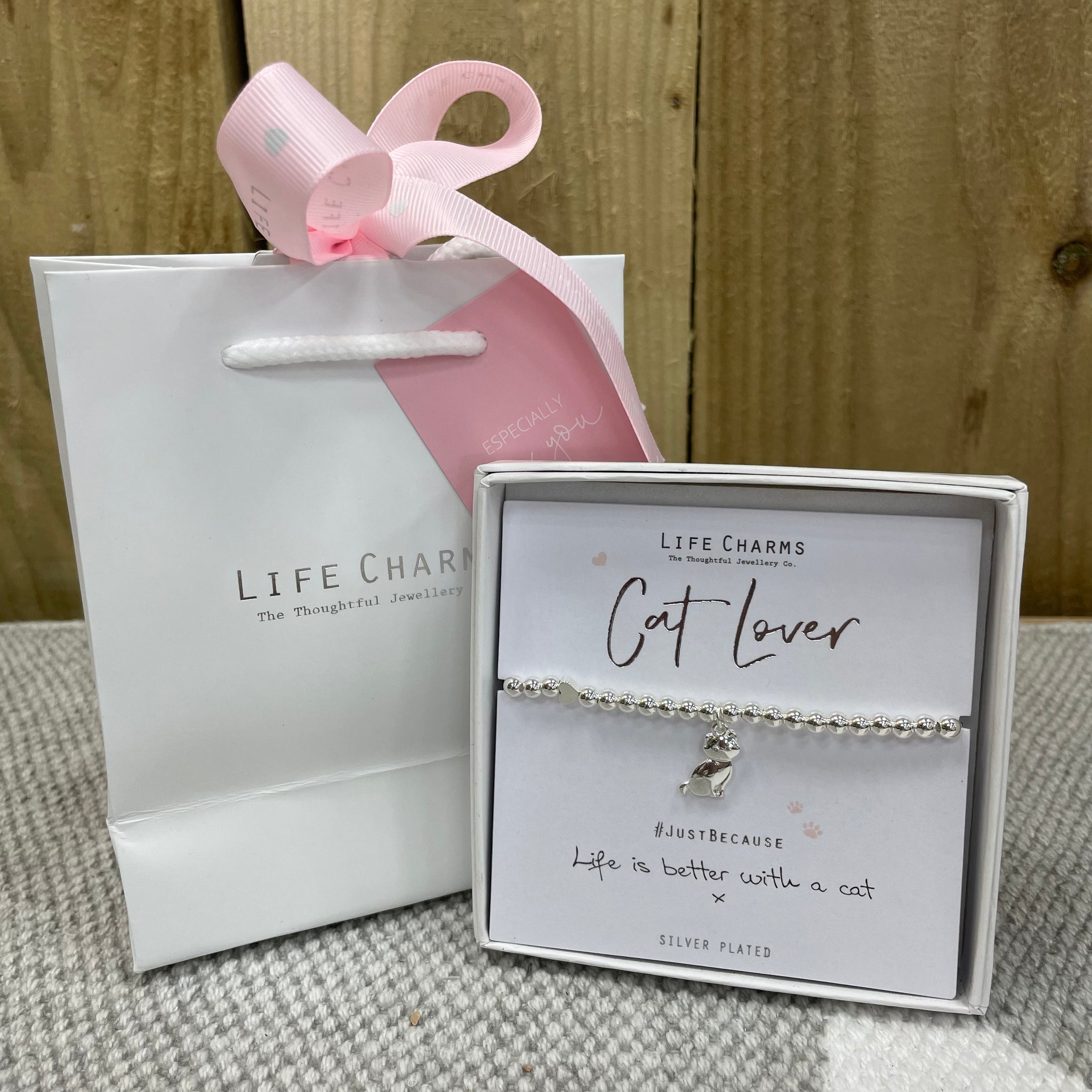 Life Charm Bracelet - 'Cat Lover' – The Life Store Brigg