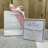 Little Treat LC BRacelet in it's gift box (included) with matching Life Charms Gift Bag (sold separately for £2)