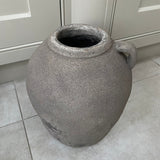 Earthenware Grey Distressed Vase H30cm