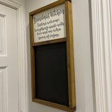 'Grandmas Kitchen' Tall Chalkboard  Made in the UK by The Giggle Gift Co.