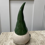 Beige & Green Ceramic Gonk