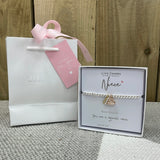 Life Charm Bracelet - ‘Niece’ in it's gift box (included) with matching Life Charm Gift Bag (sold separately for £2)