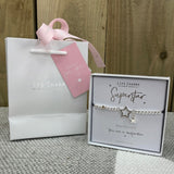 Life Charm Bracelet - ‘Superstar’ in it's gift box (included) with matching Life Charms Gift Bag (sold separately for £2)