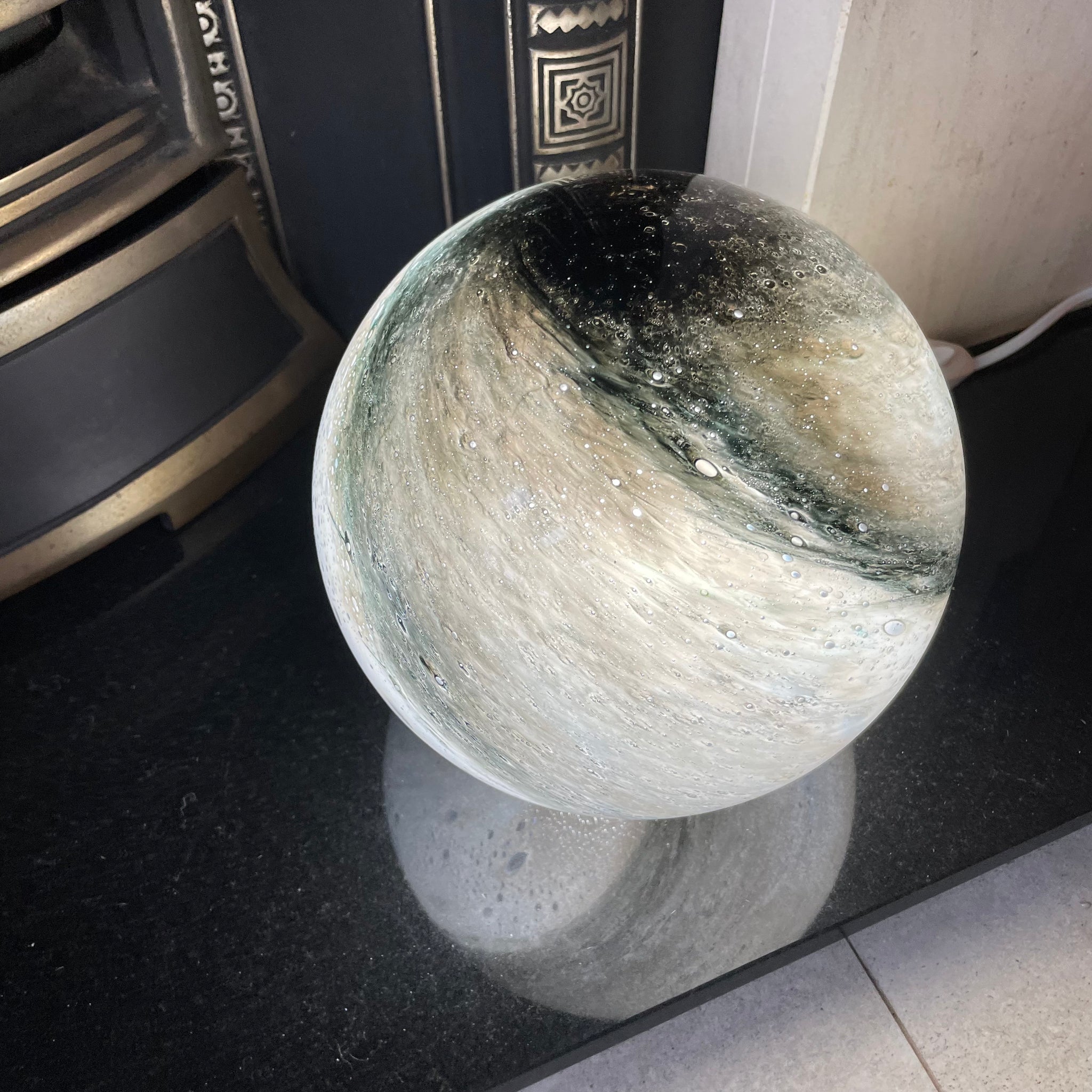 Glass online planet lamp