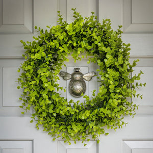 Retreat - Faux Evergreen Chaplet Wreath 40cm