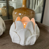 Nerea White Flower Candle Holders - 2 styles
