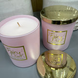 Lily Flame - Fairy Dust Gold Top Glass Jar Scented Candle