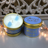 Lily Flame Scented Tin Candle - Good Luck