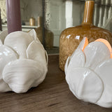 Nerea White Flower Candle Holders - 2 styles