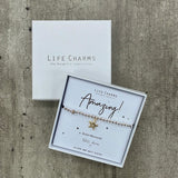 Amazing! Life Charm Bracelet in it's gift box (included)