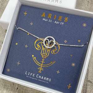 Life Charm Zodiac Bracelet - Aries