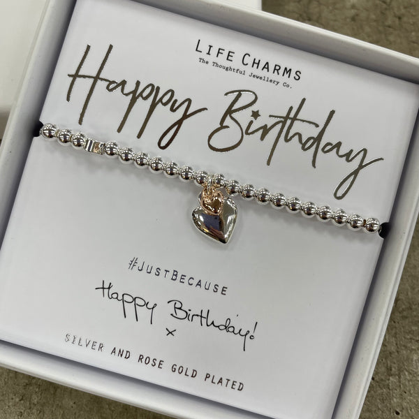Life Charm Bracelet - 'Happy Birthday' – The Life Store Brigg
