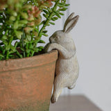 Pot Hangers adding character to your Planter or vase; Pippa Hare Pot Hanger H11cm - Off-White 