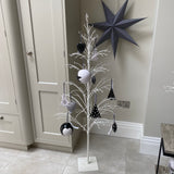 White Glitter Xmas Twig Tree - 150cm